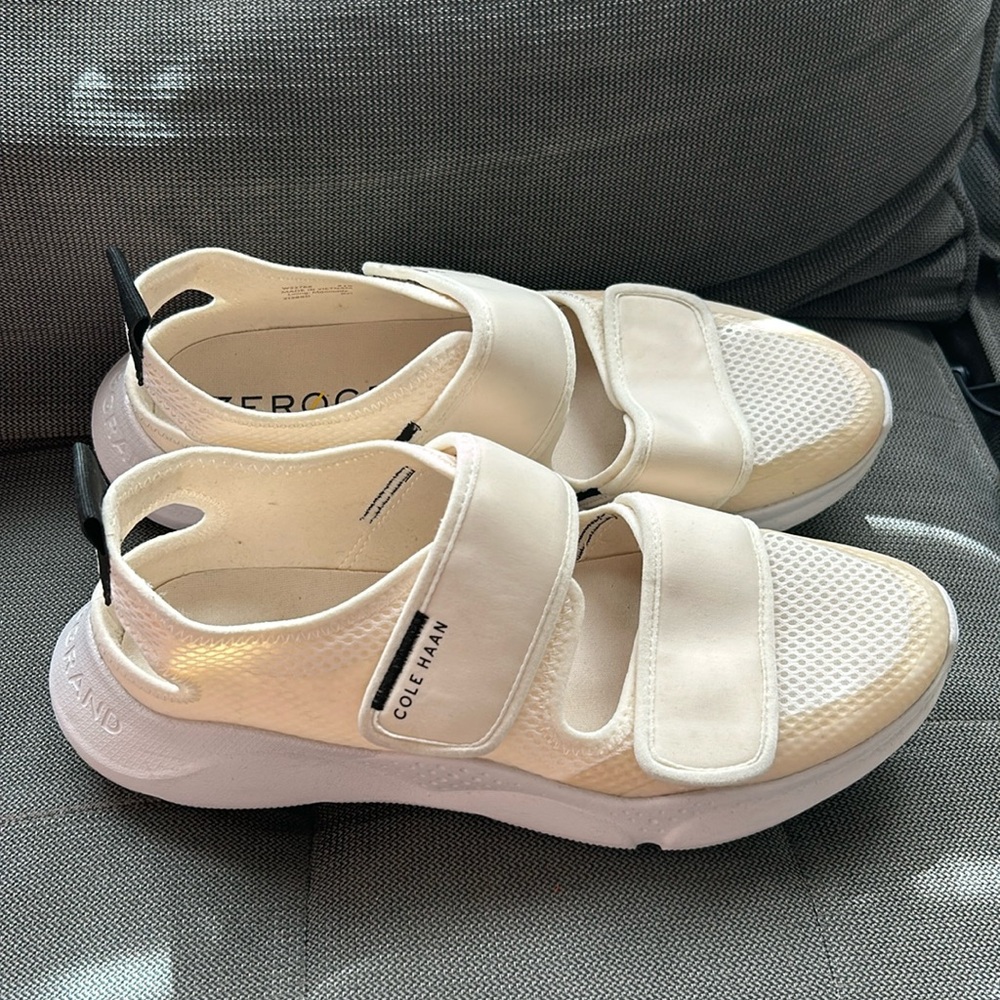 Cole haan zero grand cream open sneaker worn 1 time size 8.5